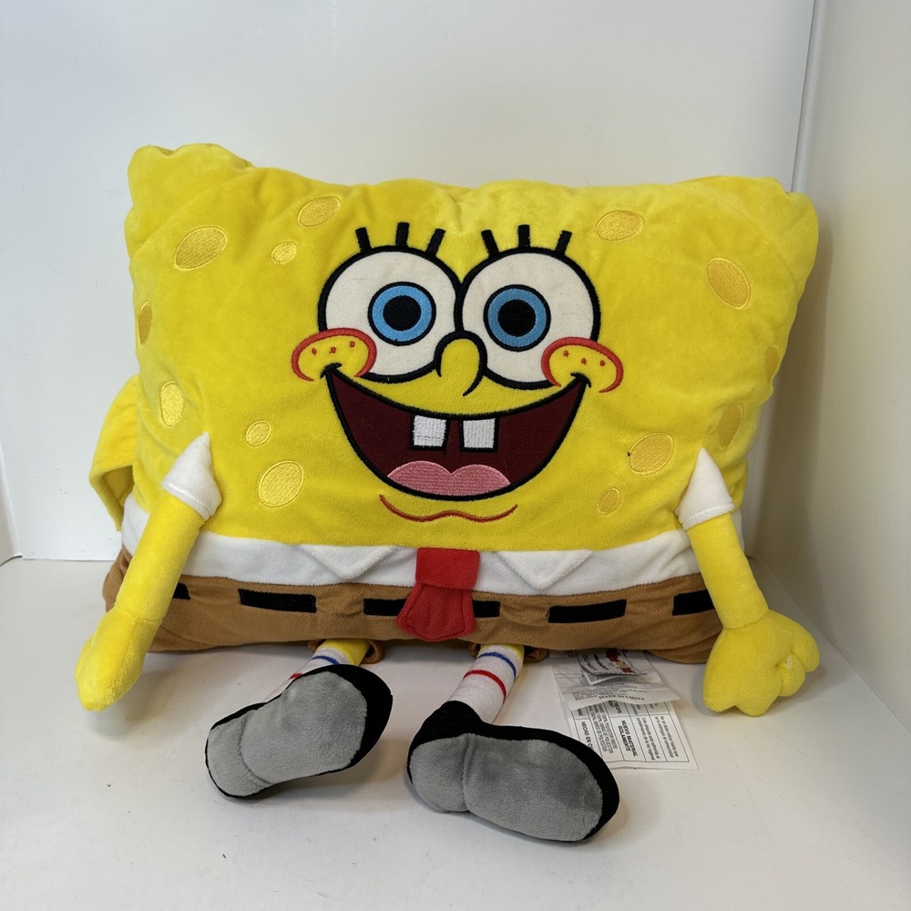 Pillow Pets Nickelodeon Spongebob Squarepants 16" Stuffed Animal Toy Plush